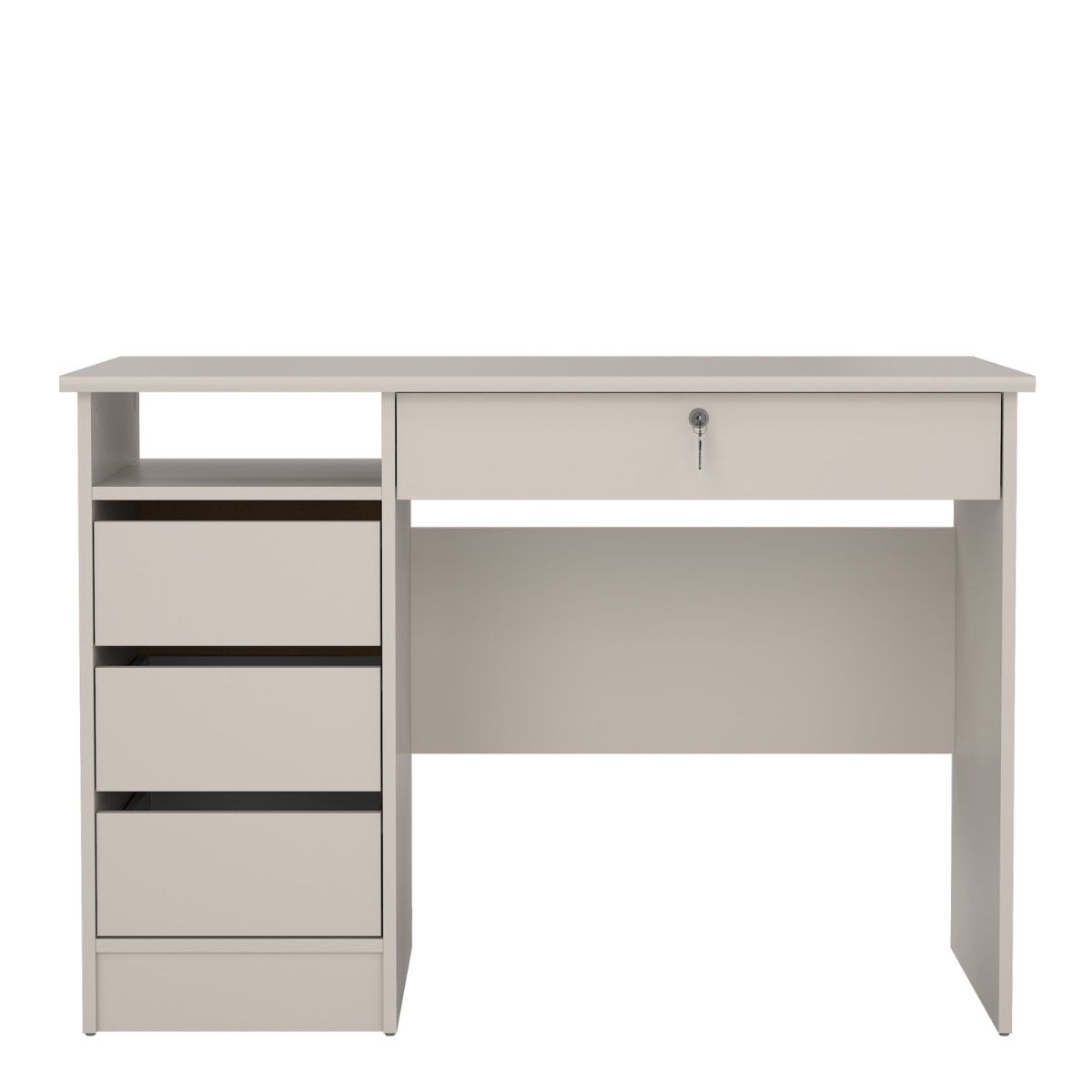 Function Plus Desk With 4 Drawers In Cashmere