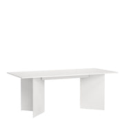 Family Dining Table 90x200cm In White