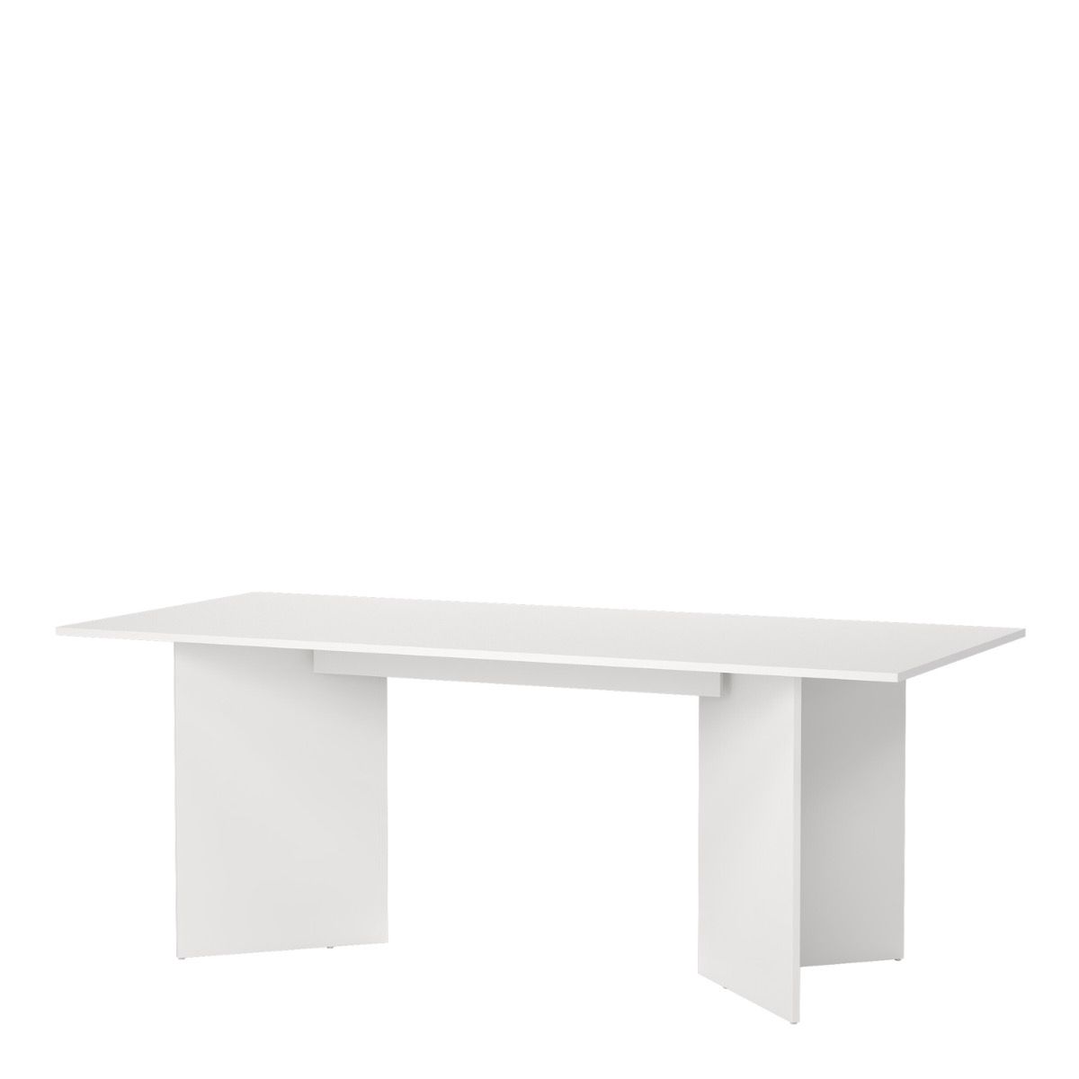 Family Dining Table 90x200cm In White