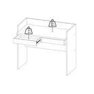 Function Plus Desk 2 Drawers In Jackson Hickory and White - Price Crash Furniture