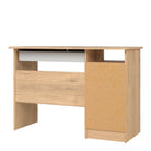 Function Plus 4 Drawer Desk Handle free Drawer in Jackson Hickory Oak - Price Crash Furniture