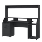 Function Plus Black Gaming Desk With 1 Door 1 Drawer - Price Crash Furniture