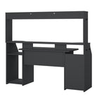 Function Plus Black Gaming Desk With 1 Door 1 Drawer - Price Crash Furniture