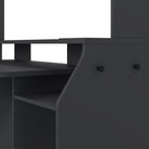 Function Plus Black Gaming Desk With 1 Door 1 Drawer - Price Crash Furniture