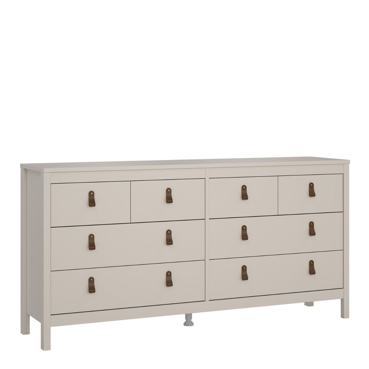 Barcelona Double Dresser 4+4 Drawers In Cashmere