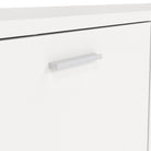 Media TV Unit With 2 Doors 1 Drawer In White - Price Crash Furniture