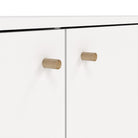 Cumbria Sideboard Buffet Unit 2 Doors + 3 Drawers White - Price Crash Furniture