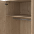 Brande Wardrobe With 3 Frame Doors In Jackson Hickory Oak - Price Crash Furniture