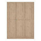 Brande Wardrobe With 3 Frame Doors In Jackson Hickory Oak - Price Crash Furniture