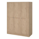 Brande Wardrobe With 3 Frame Doors In Jackson Hickory Oak - Price Crash Furniture