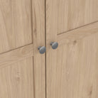 Brande Wardrobe With 3 Frame Doors In Jackson Hickory Oak - Price Crash Furniture