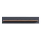 Bohol 160cm Floating Wall Shelf In Riviera Oak & Navy Blue - Price Crash Furniture