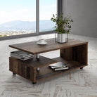 Bailey Coffee Table In Old Vintage Wood - Price Crash Furniture