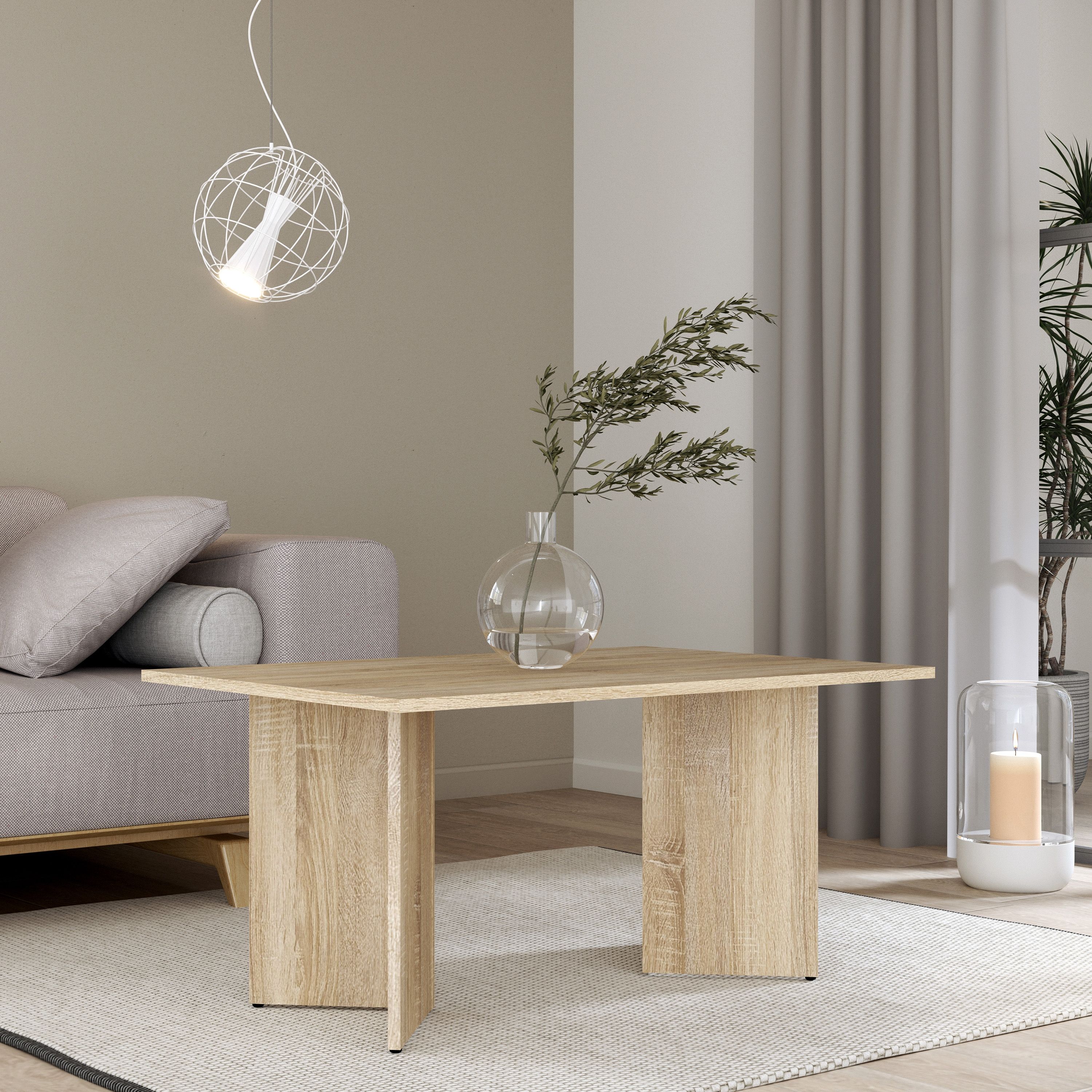 Karon Coffee Table In Sonoma Oak - Price Crash Furniture