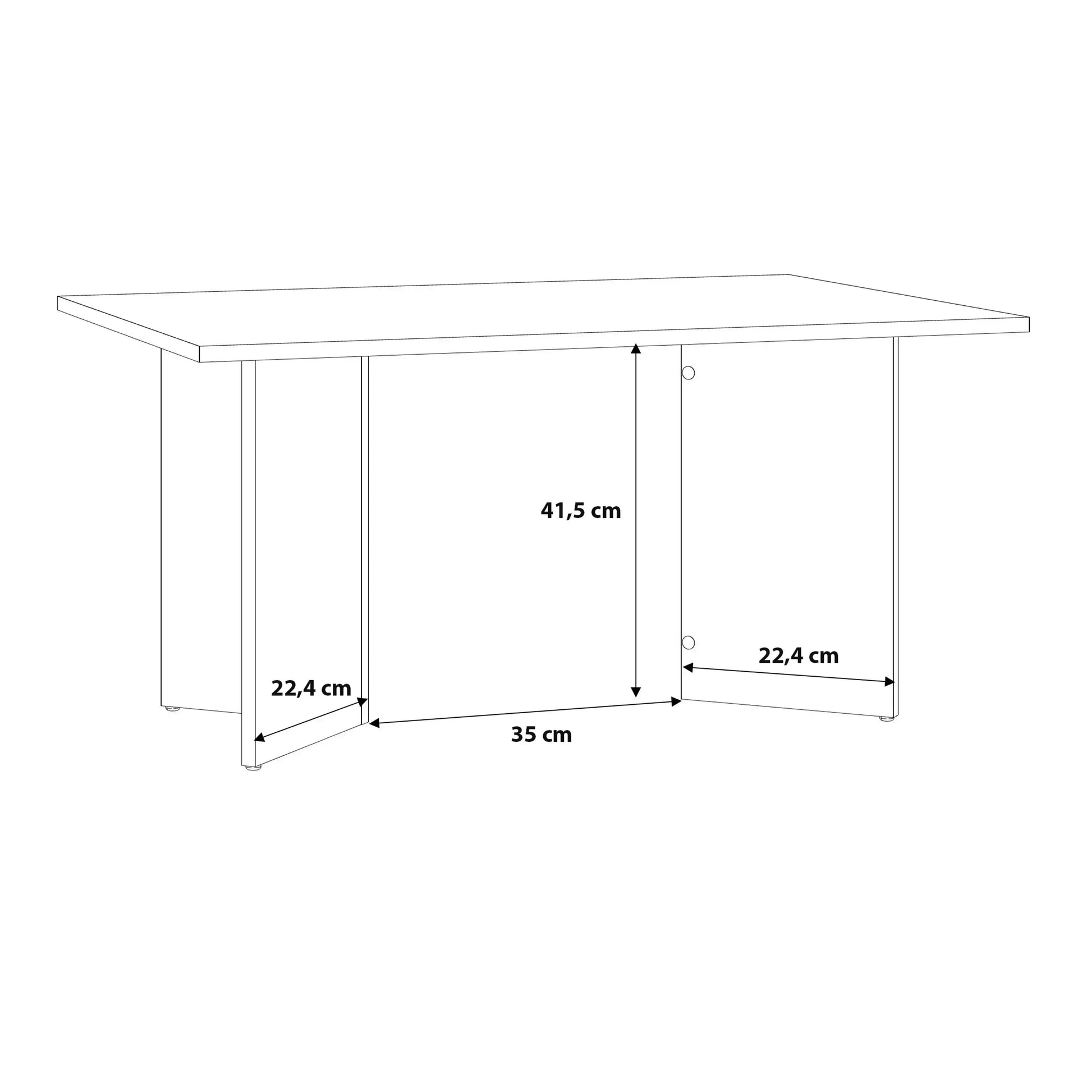 Karon Coffee Table In Sonoma Oak - Price Crash Furniture