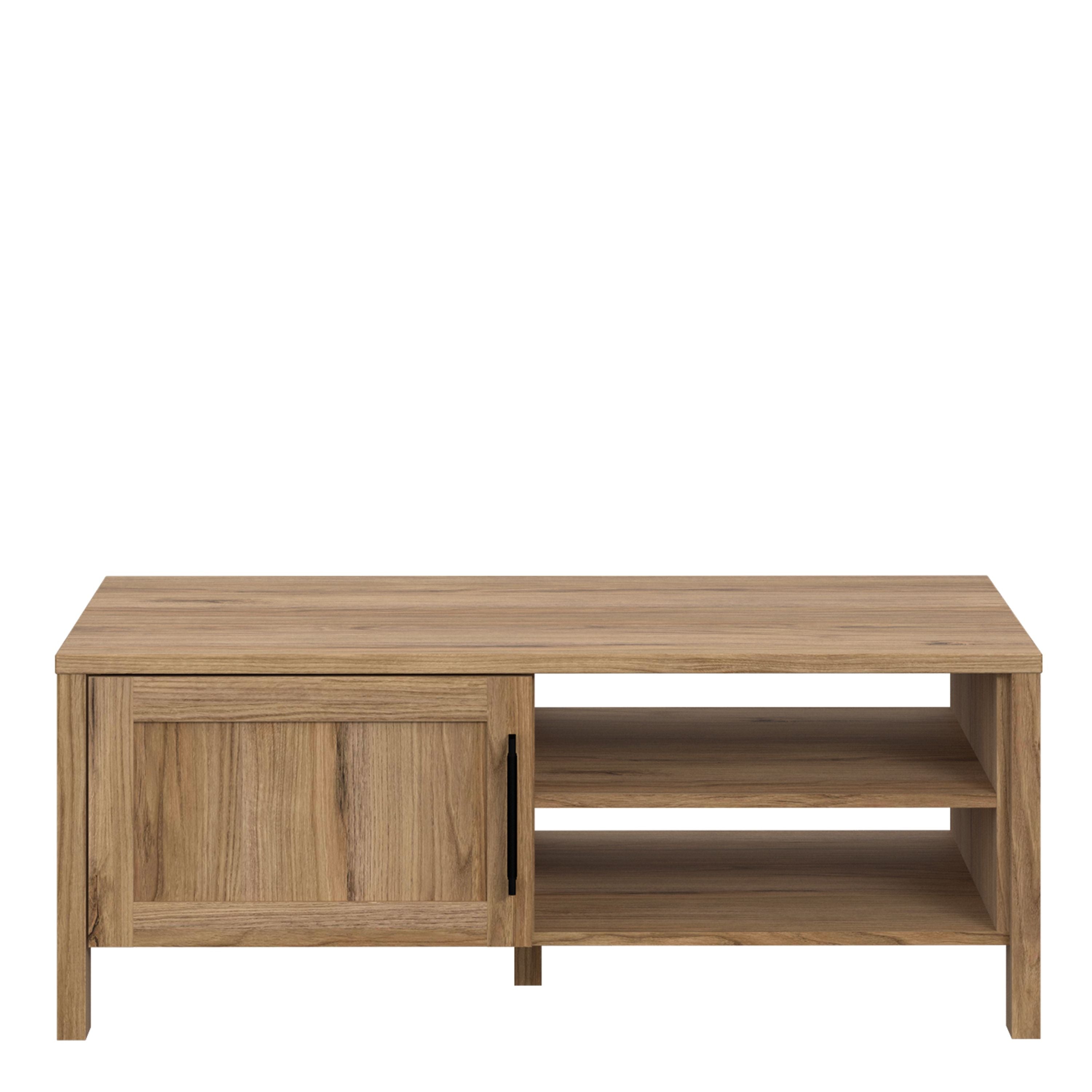 Malte Brun Storage Coffee Table In Waterford Oak - Price Crash Furniture