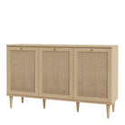 Calasetta 3 Door Sideboard Buffet Unit In Rattan finish - Price Crash Furniture