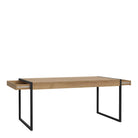 High Rock Large Dining Table In Riviera Oak - Price Crash Furniture