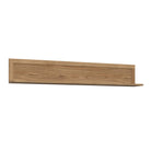 Malte Brun Wall Shelf In Waterford Oak - Price Crash Furniture