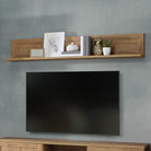 Malte Brun Wall Shelf In Waterford Oak - Price Crash Furniture