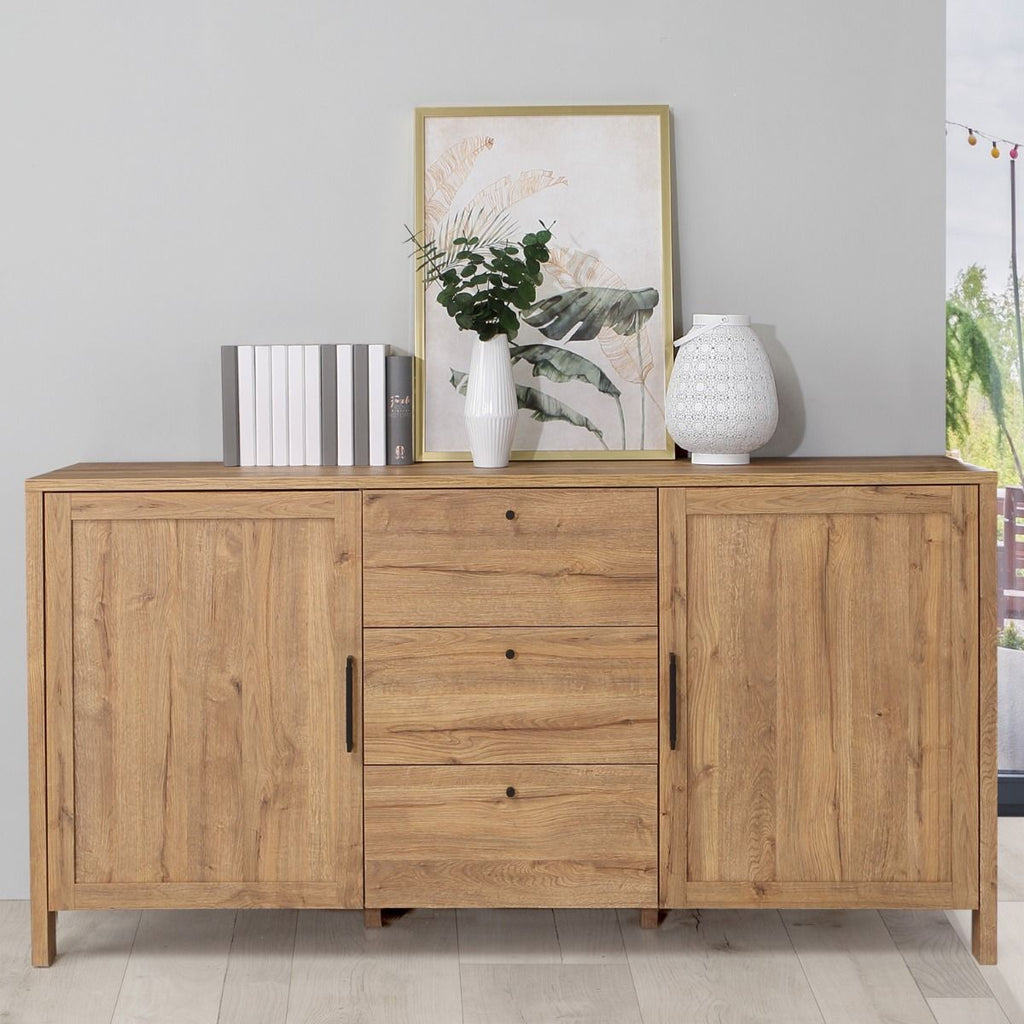 Malte Brun Chest Of Drawers In Waterford Oak - Price Crash Furniture