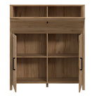 Malte Brun Bar Chest Sideboard Unit In Waterford Oak - Price Crash Furniture