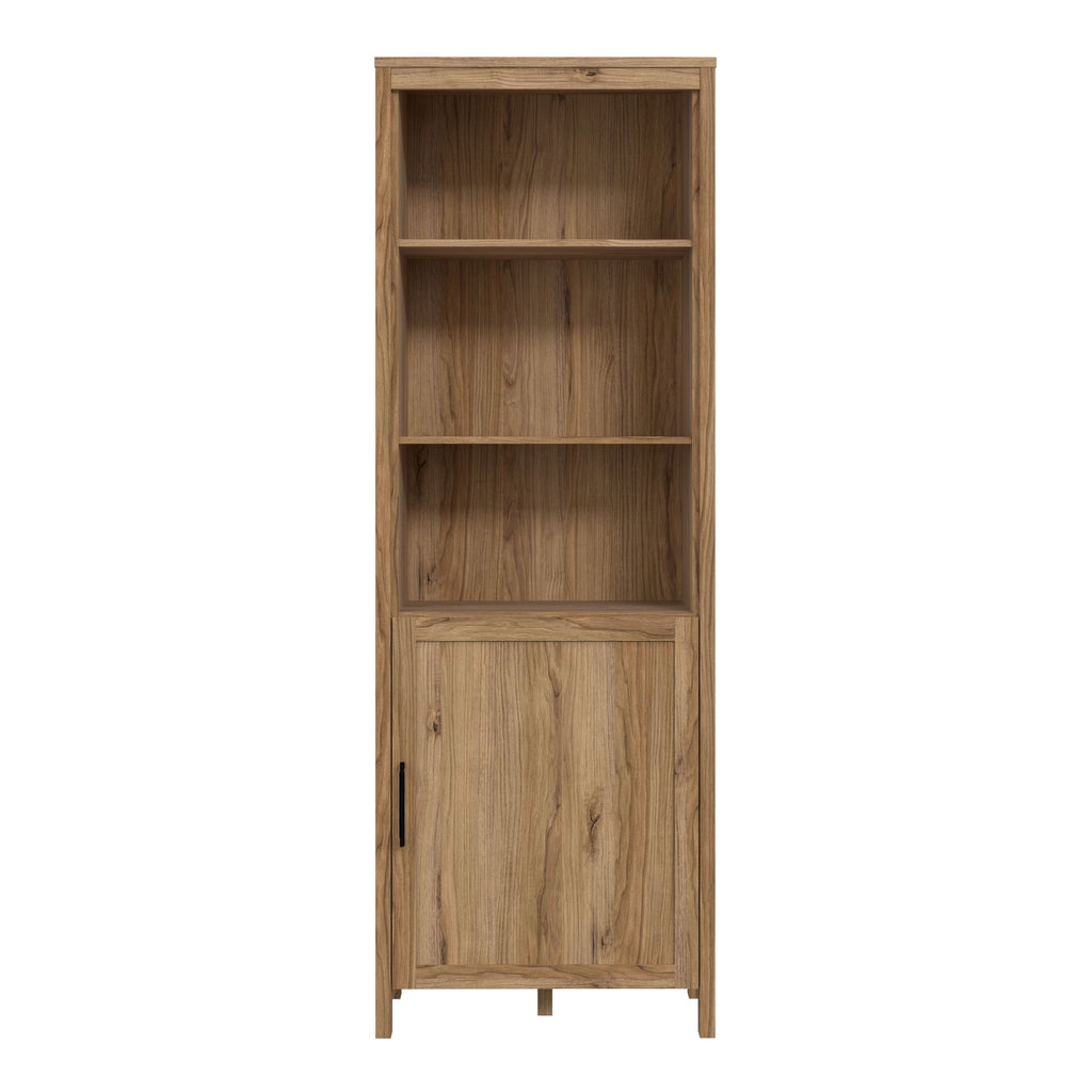 Malte Brun Shelf Unit In Waterford Oak - Price Crash Furniture