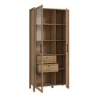 Malte Brun Display Cabinet In Waterford Oak - Price Crash Furniture