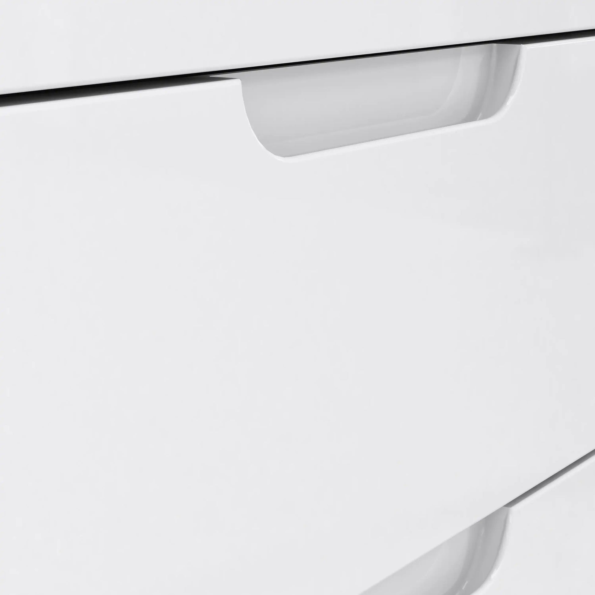 Sienna 4 Drawer Chest Of Drawers with 1 Door In White High Gloss - Price Crash Furniture