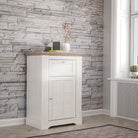 Illopa Chest Of Drawers in Oak Nelson/Snowy Oak - Price Crash Furniture