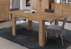 Malte Brun Extending Dining Table In Waterford Oak - Price Crash Furniture