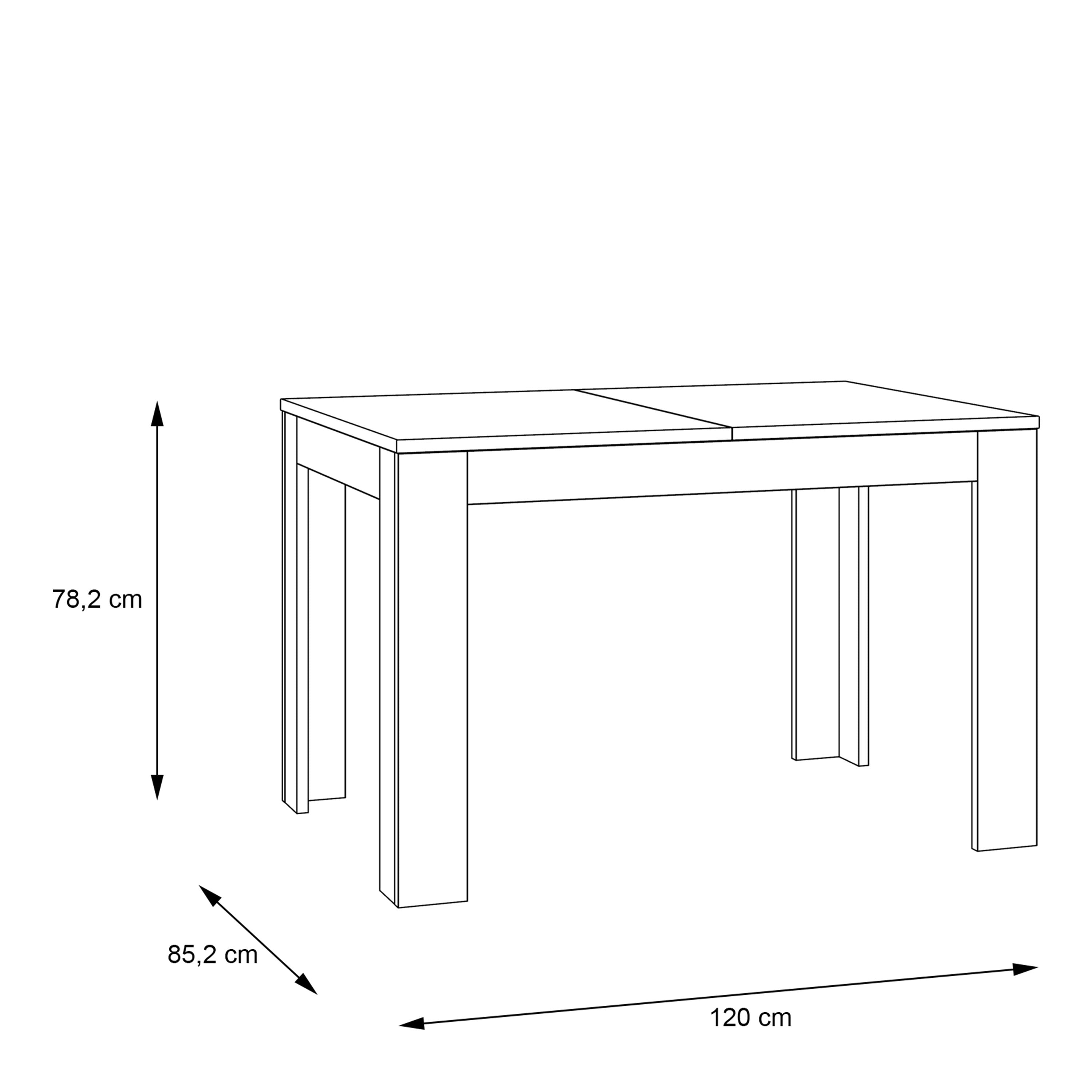 Malte Brun Extending Dining Table In Waterford Oak - Price Crash Furniture