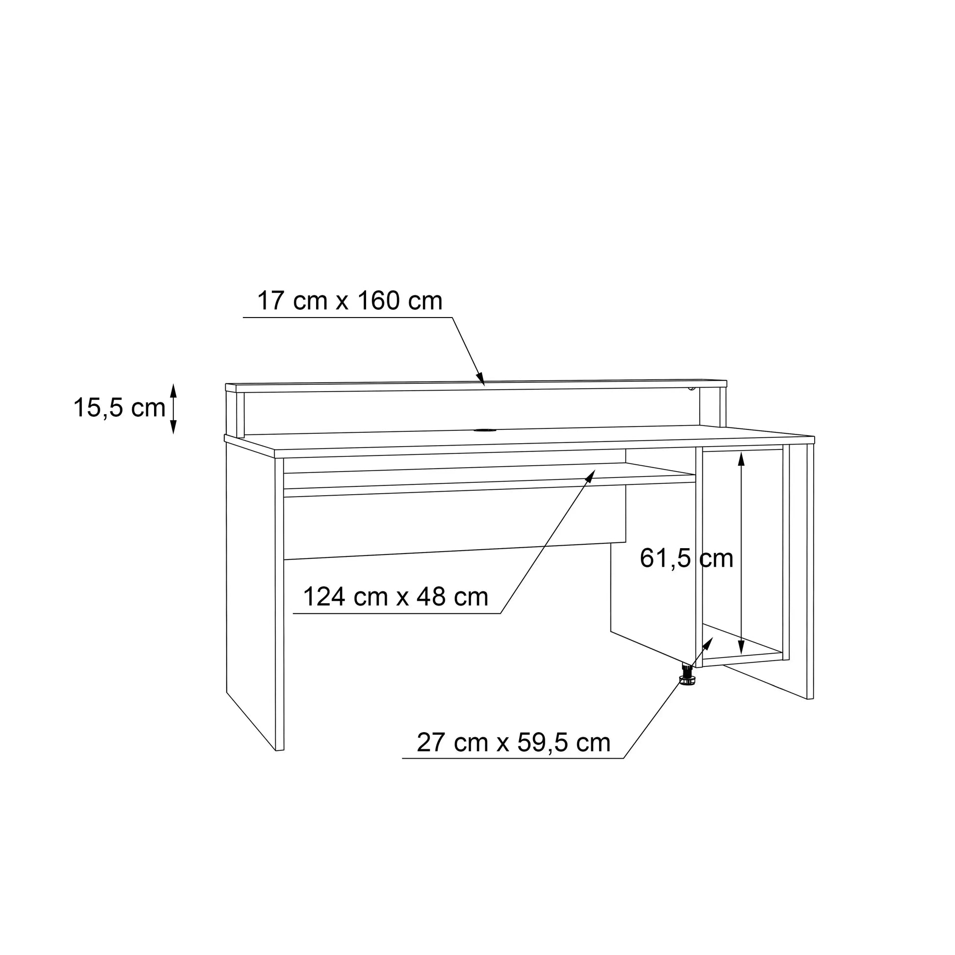 Tezaur Gaming Desk With LED Lighting In Matt Black & Orange - Price Crash Furniture