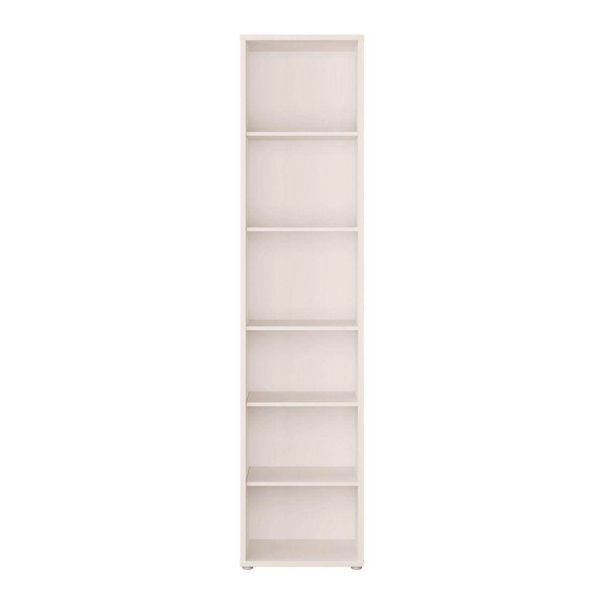 Alice Springs Tall Narrow Bookcase With 5 Shelves In Sand