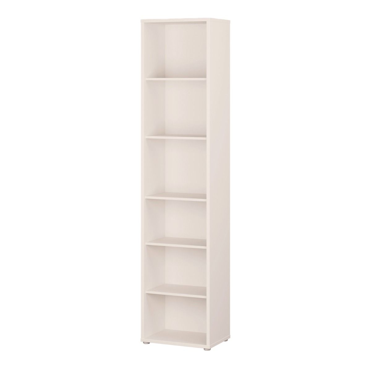 Alice Springs Tall Narrow Bookcase With 5 Shelves In Sand