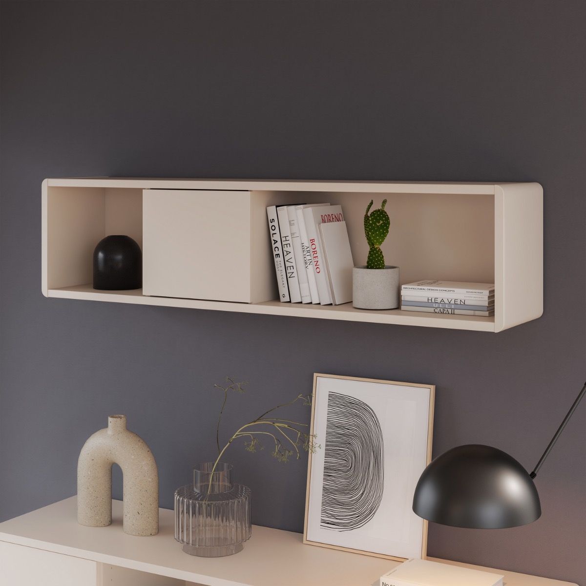 Playly Wall Shelf 141.1cm In Sand