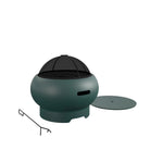 NOVOGRATZ (UK) Asher 22in Fire Pit Dark Green - Price Crash Furniture