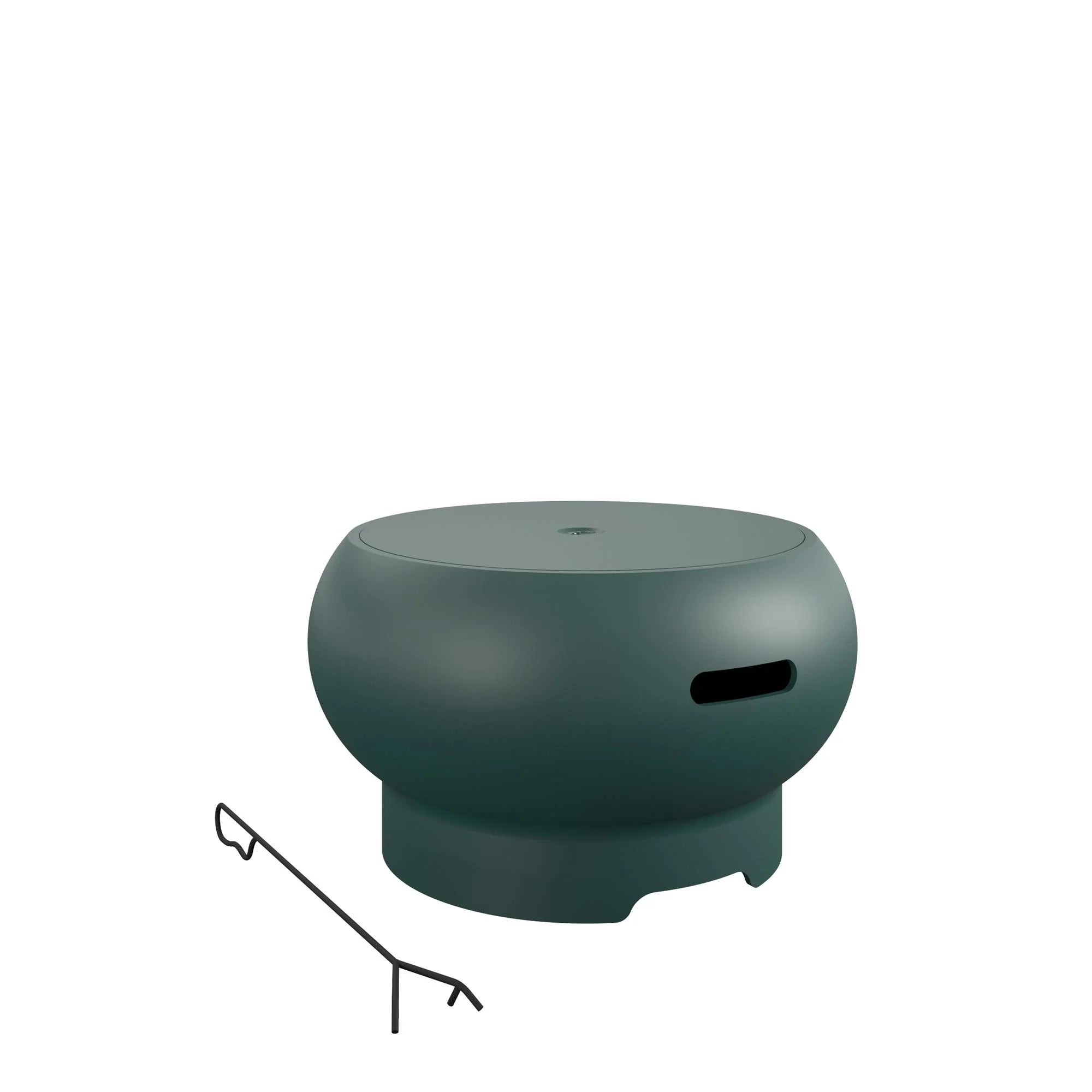 NOVOGRATZ (UK) Asher 22in Fire Pit Dark Green - Price Crash Furniture