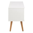 Mitra 2 Door Small Compact Sideboard In White - Price Crash Furniture