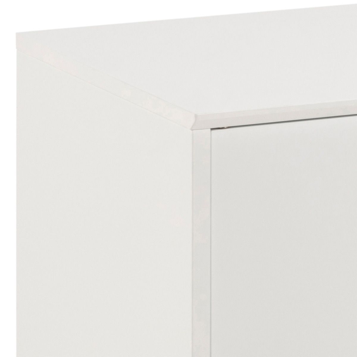 Mitra 2 Door Small Compact Sideboard In White - Price Crash Furniture