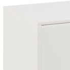 Mitra 2 Door Small Compact Sideboard In White - Price Crash Furniture