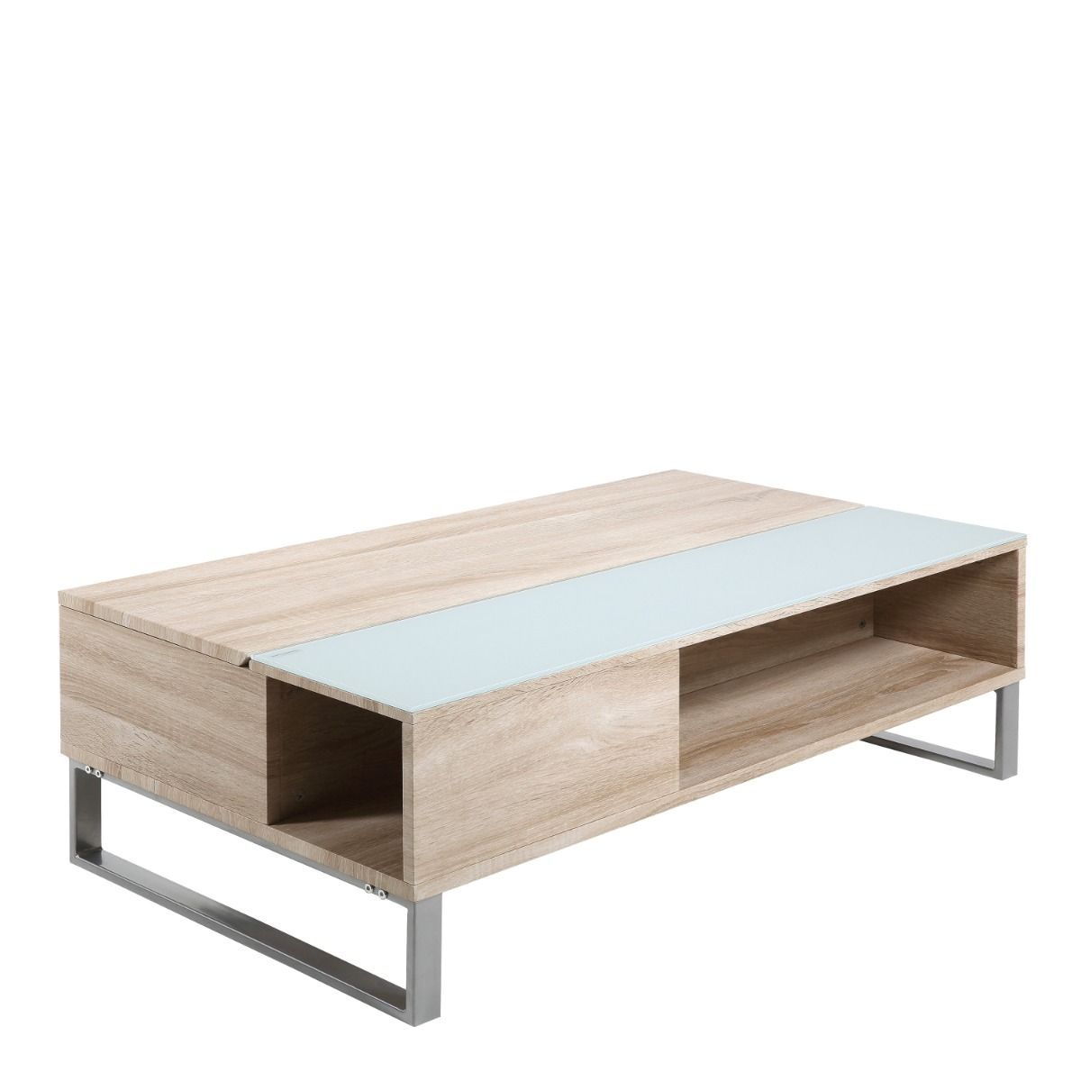 Azalea Lift Up Storage Coffee Table In Sonoma Oak Finish - Price Crash Furniture