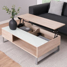 Azalea Lift Up Storage Coffee Table In Sonoma Oak Finish - Price Crash Furniture