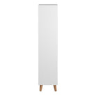 Mitra Shoe Cabinet 3 Flip Down Doors In White - Price Crash Furniture