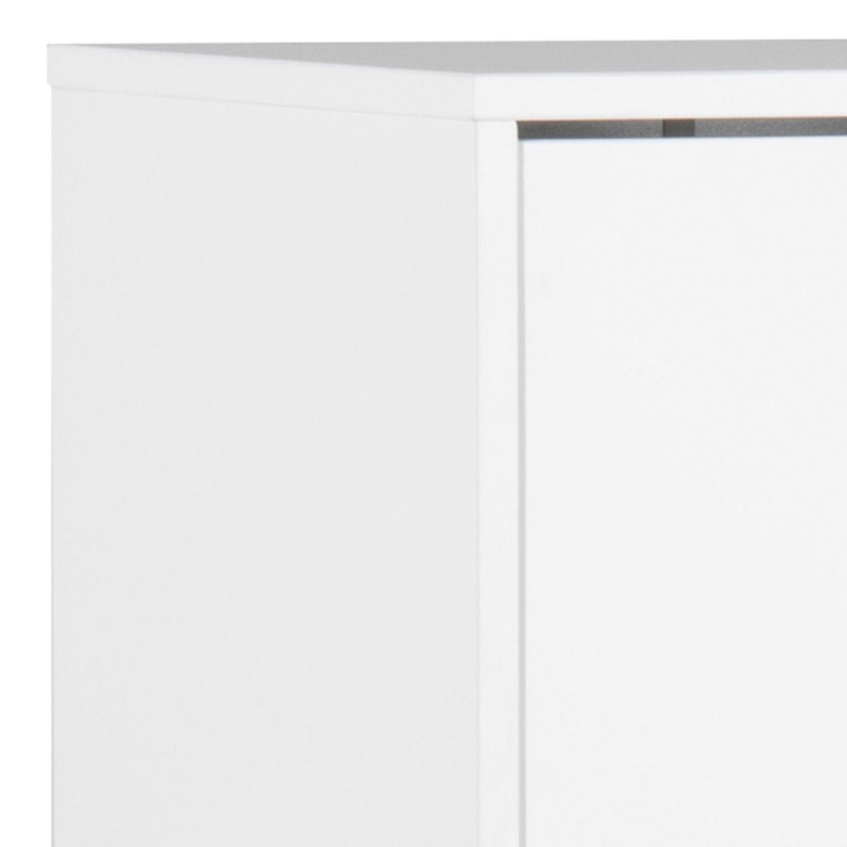 Mitra Shoe Cabinet 3 Flip Down Doors In White - Price Crash Furniture