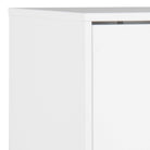 Mitra Shoe Cabinet 3 Flip Down Doors In White - Price Crash Furniture