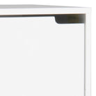 Mitra Shoe Cabinet 3 Flip Down Doors In White - Price Crash Furniture