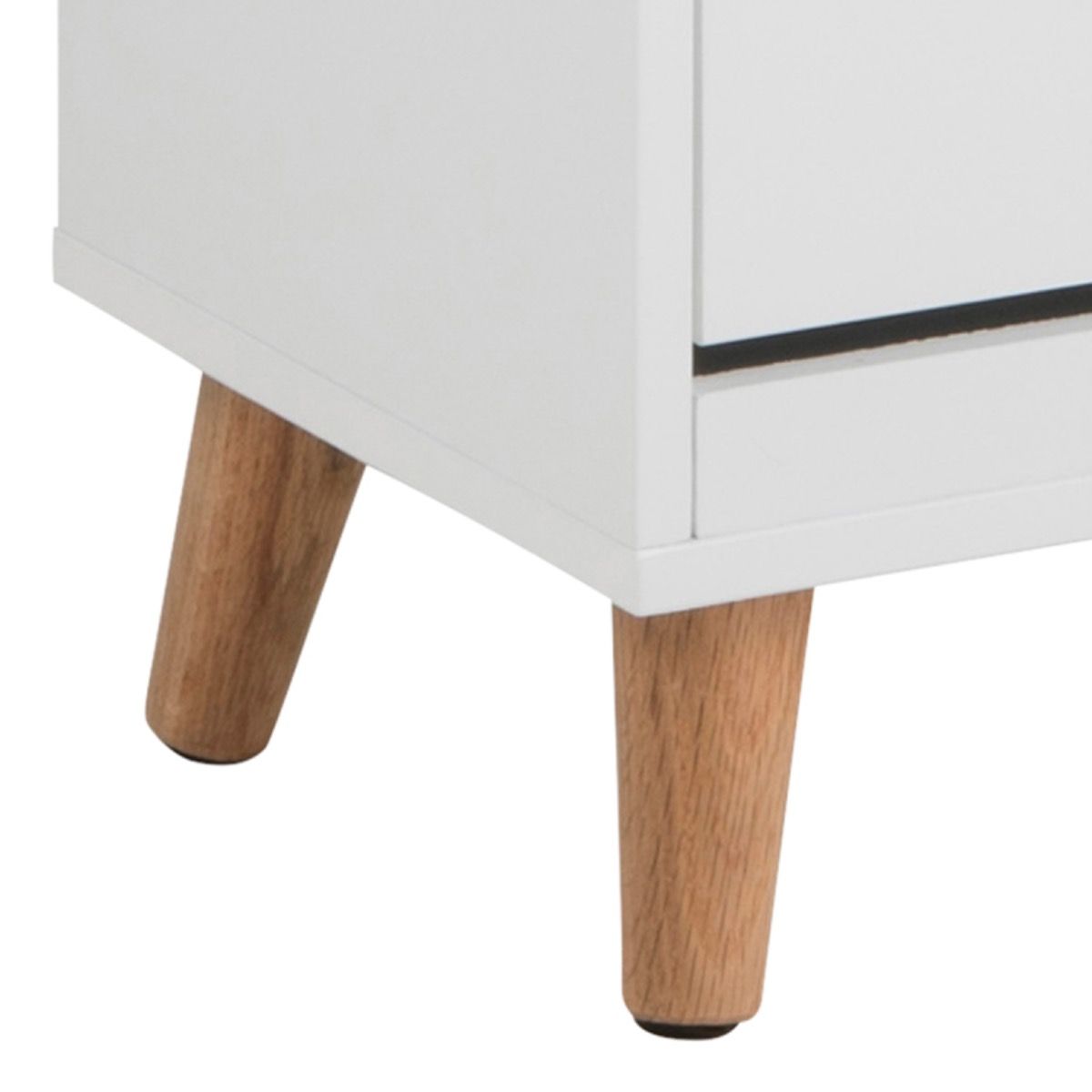 Mitra Shoe Cabinet 3 Flip Down Doors In White - Price Crash Furniture