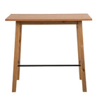 Chara Bar Table In Oak - Price Crash Furniture