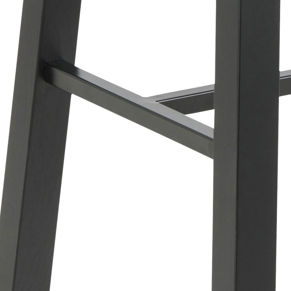 Chara Bar Table In Black & Oak - Price Crash Furniture